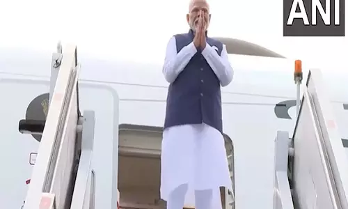प्रधानमंत्री मोदी तीन देशों की अपनी यात्रा के अंतिम चरण में गुयाना रवाना हुए