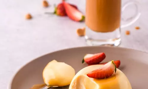 कारमेल सॉस के साथ पन्ना कोटा रेसिपी