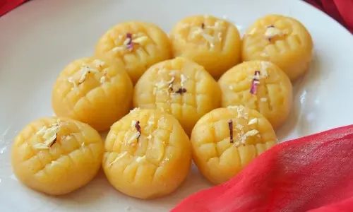 बेसन पेड़ा रेसिपी