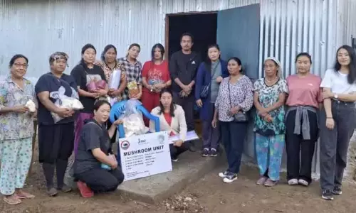 Nagaland :  स्वयं सहायता समूह वोखा को मशरूम की खेती का प्रशिक्षण दिया गया