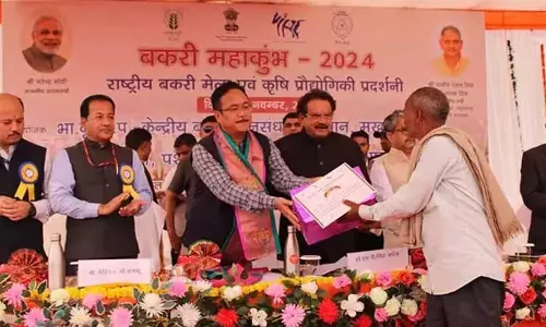 Arunachal के मंत्री ने राष्ट्रीय बकरी सम्मेलन में आईसीएआर-सीआईआरजी के प्रयासों की सराहना की