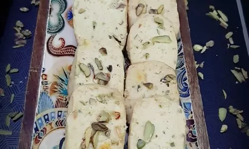 केसर पिस्ता भरवां कुकीज़ रेसिपी