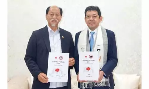 Nagaland में 25वें हॉर्नबिल महोत्सव के लिए Nagaland में 25वें हॉर्नबिल महोत्सव के लिए