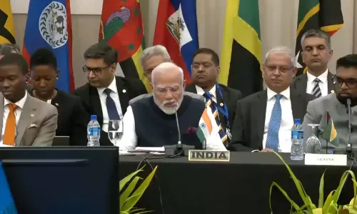 भारत-कैरिकॉम शिखर सम्मेलन में PM मोदी ने किया संबोधन