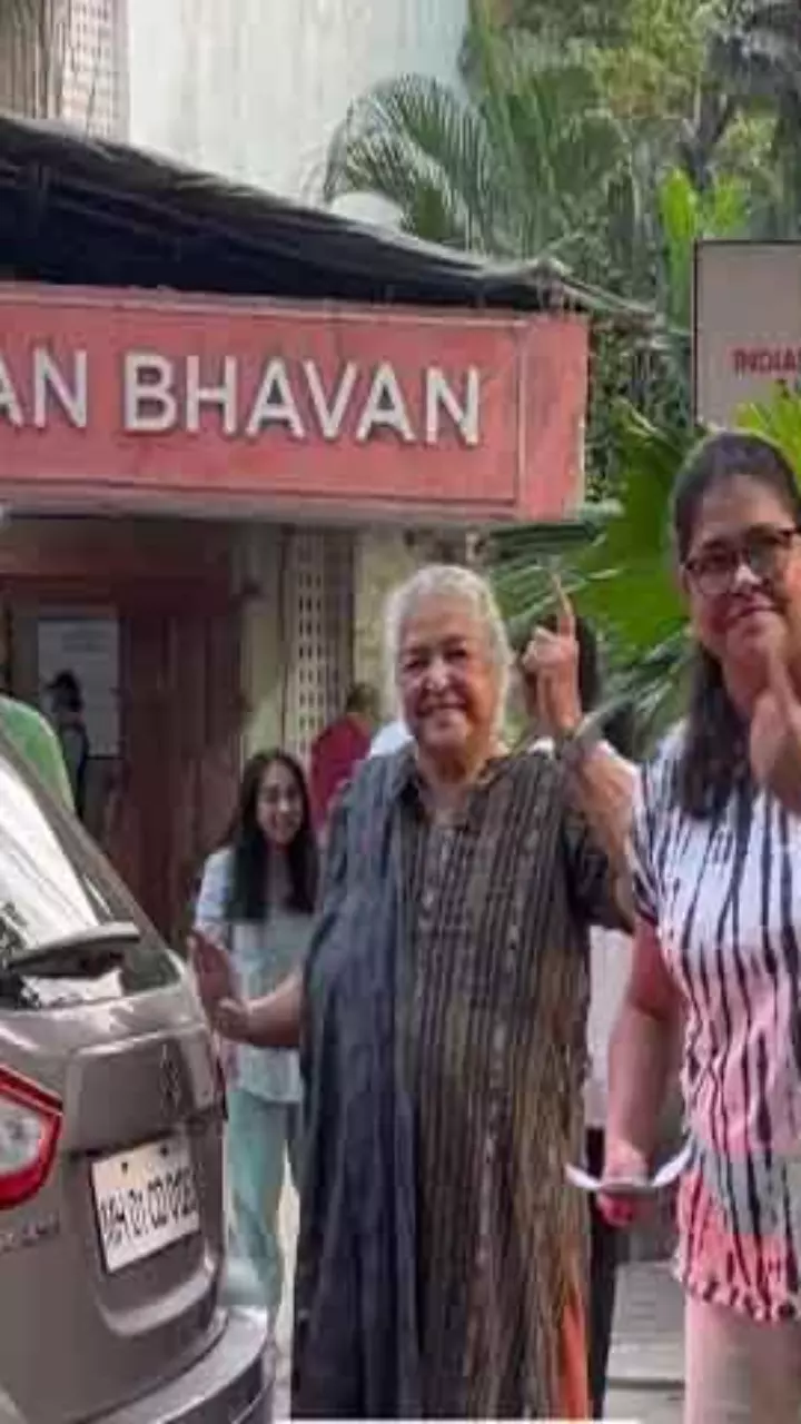 87 वर्षीय दिग्गज अभिनेत्री ने डाली वोट