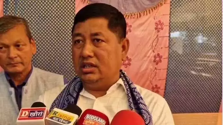 Assam : विधायक लॉरेंस इस्लेरी ने कोकराझार शहर के पाथरघाट में आदिवासी विश्राम गृह की आधारशिला रखी