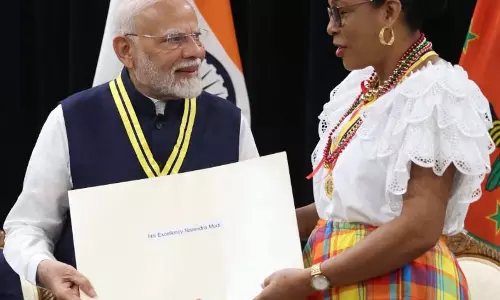 डोमिनिका में पीएम मोदी को मिला सर्वोच्च पुरस्कार