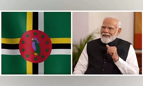 प्रधानमंत्री मोदी ने जॉर्जटाउन में डोमिनिका के प्रधानमंत्री रूजवेल्ट स्केरिट के साथ बातचीत की प्रधानमंत्री मोदी ने जॉर्जटाउन में डोमिनिका के प्रधानमंत्री रूजवेल्ट स्केरिट के साथ बातचीत की