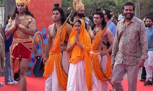रामानंद सागर के पोते शिव सागर अपने Kakbhushundi Ramayan के कलाकारों के साथ IFFI में शामिल हुए