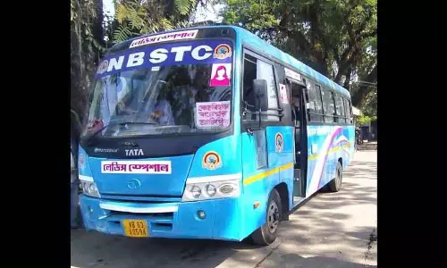 NBSTC ने कूचबिहार-अलीपुरद्वार मार्ग पर उत्तर बंगाल में पहली महिला विशेष बस शुरू की