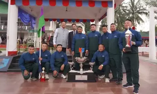 Nagaland : 12वीं एनएपी बटालियन ने एक्सएल एनपीडीसीएस मीट 2024 में ओवरऑल चैंपियनशिप जीती