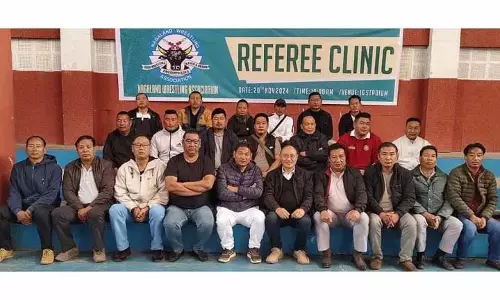 Nagaland  कुश्ती संघ ने रेफरी क्लिनिक 2024 का आयोजन किया