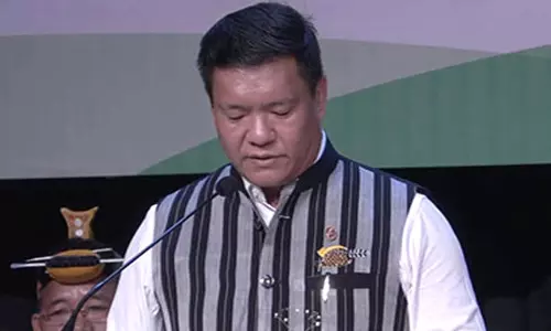 Arunachal के मुख्यमंत्री पेमा खांडू ने अरुणाचल रंग महोत्सव 2024 के उद्घाटन की घोषणा Arunachal के मुख्यमंत्री पेमा खांडू ने अरुणाचल रंग महोत्सव 2024 के उद्घाटन की घोषणा