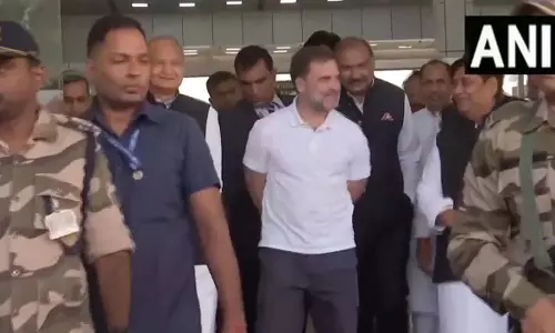 BREAKING VIDEO: कांग्रेस सांसद राहुल गांधी जयपुर पहुंचे