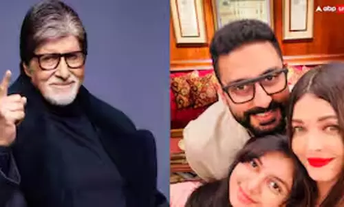 ऐश्वर्या राय और अभिषेक बच्चन के बीच तलाक की अफवाहों के बीच अमिताभ का पोस्ट