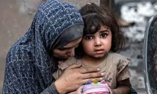 palestine agency- गाजा बच्चों के लिए बना कब्रिस्तान