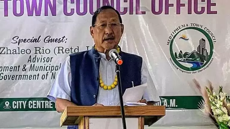 Nagaland : सलाहकार झालेओ रियो ने एमटीसी कार्यालय का उद्घाटन किया