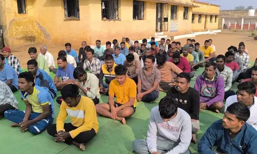 मुनि ने दी कैदियों को भूतकाल भूलकर सही रास्ते में चलने की सलाह