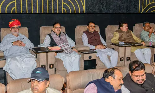 Jaipur: मंत्रियों के साथ CM भजनलाल ने देखी फिल्म द साबरमती रिपोर्ट