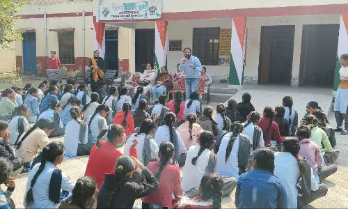 Ganganagar: नशा मुक्ति कार्यशाला आयोजित बेटियों को दिया गया जागरूकता का संदेश Ganganagar: नशा मुक्ति कार्यशाला आयोजित बेटियों को दिया गया जागरूकता का संदेश