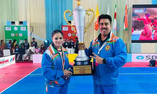 नसरीन शेख Kho Kho World Cup के लिए पूरी तरह तैयार नसरीन शेख Kho Kho World Cup के लिए पूरी तरह तैयार