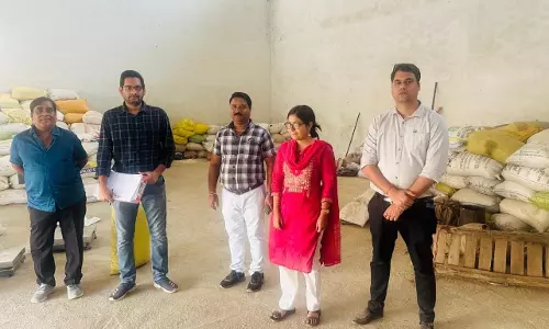 सील हुई साई कृपा ट्रेडर्स की गोदाम, 500 क्विंटल अवैध धान जब्त
