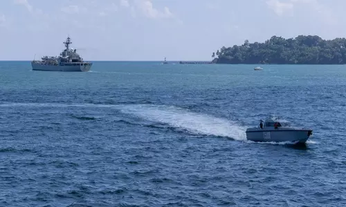 Danish Navy ने बाल्टिक केबल के पास देखे गए चीनी जहाज की निगरानी की