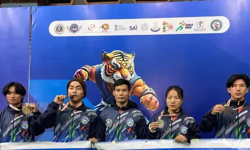 Arunachal के एथलीटों ने द्वितीय अखिल भारतीय पेनकैक सिलाट चैम्पियनशिप में चमक बिखेरी