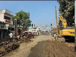 Muzaffarnagar: रेशू विहार रेलवे अंडरपास का निर्माण शुरू हुआ