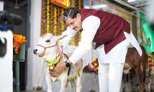 Bhopal: मुख्यमंत्री यादव आज 10 हजार गायों की क्षमता वाली हाइटैक गौ-शाला का भूमिपूजन करेंगे Bhopal: मुख्यमंत्री यादव आज 10 हजार गायों की क्षमता वाली हाइटैक गौ-शाला का भूमिपूजन करेंगे
