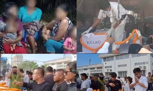 Manipur हिंसा मैतेई लोगों को एसएमसीएच से शव मिले Manipur हिंसा मैतेई लोगों को एसएमसीएच से शव मिले