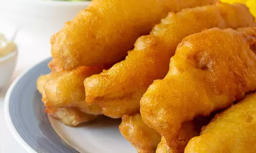 बीयर बैटर फिश फिंगर्स रेसिपी