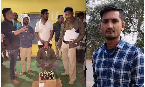 दो जगहों पर अवैध शराब बेच रहे दो आरोपी गिरफ्तार