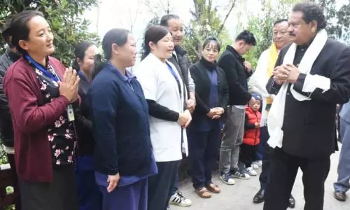Sikkim : राज्य मंत्री ने मंगन जिले का दौरा किया Sikkim : राज्य मंत्री ने मंगन जिले का दौरा किया