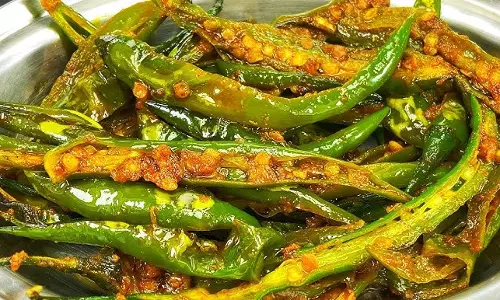 हरी मिर्च फ्राई रेसिपी