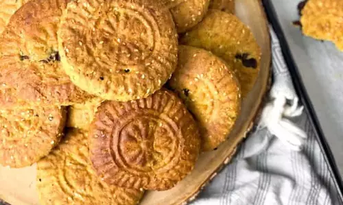केसर पिस्ता भरवां कुकीज़ रेसिपी