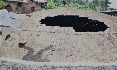 GOA: क्षतिग्रस्त पानी की टंकी को लेकर मडगांव निवासियों में रोष GOA: क्षतिग्रस्त पानी की टंकी को लेकर मडगांव निवासियों में रोष