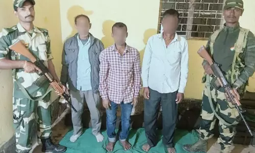 BSF ने त्रिपुरा में चार बांग्लादेशी नागरिकों और दो भारतीयों को पकड़ा