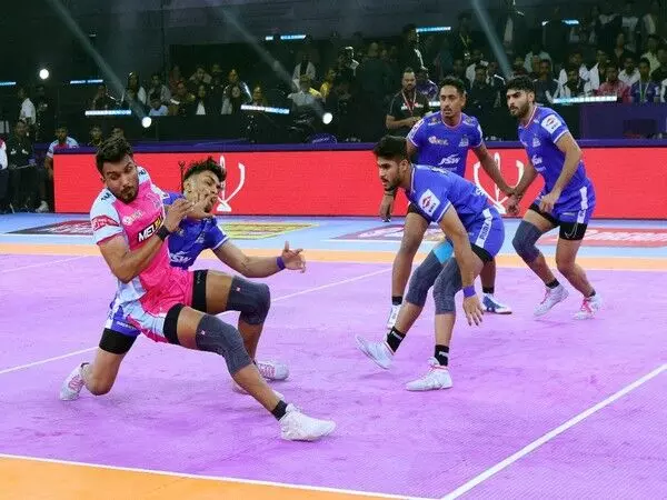 Pro Kabaddi League: हरियाणा स्टीलर्स ने जयपुर पिंक पैंथर्स पर जीत के साथ 13 अंक हासिल किए