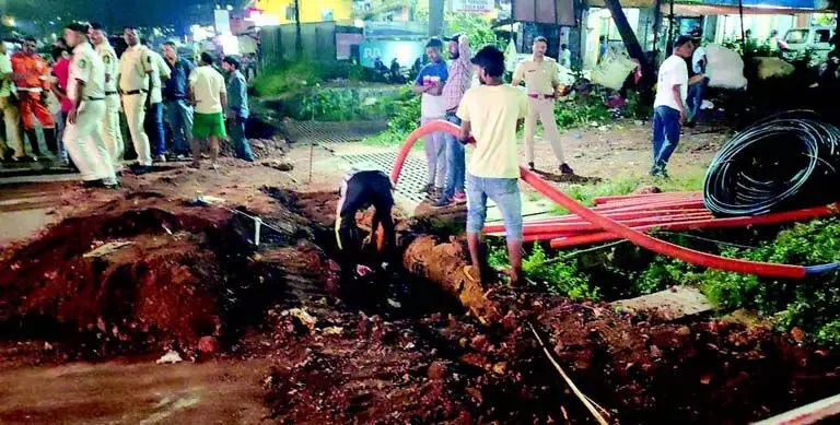 GOA: गैस पाइपलाइन लीक होने से जुआरीनगर में दहशत