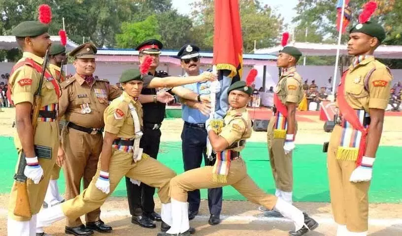 मेहदीपटनम गैरिसन ग्राउंड में 76वां NCC दिवस मनाया गया