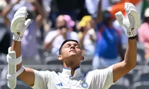IND vs AUS: यशस्वी जायसवाल ने छक्का लगाकर ऑस्ट्रेलिया में अपना पहला शतक लगाया