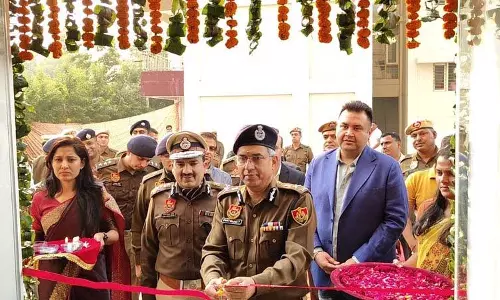 Haryana : डीजीपी ने गुरुग्राम में ई-लाइब्रेरी का उद्घाटन किया