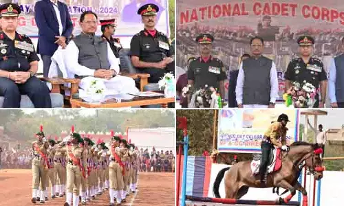 CM साय ने की NCC के एरो मॉडलिंग, घुड़सवारी और सेक्शन अटैक प्रदर्शन की तारीफ