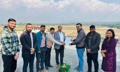 Kangra हवाई अड्डे पर बारिश की तीव्रता मापने के लिए डिस्ड्रोमीटर लगाया गया