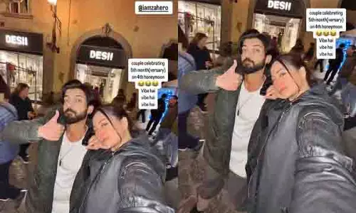 Desi Couple सोनाक्षी और जहीर ने टस्कनी में 5 महीने की सालगिरह मनाई Desi Couple सोनाक्षी और जहीर ने टस्कनी में 5 महीने की सालगिरह मनाई