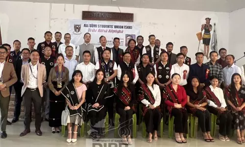 Nagaland: प्रतियोगी परीक्षाओं में सफल सुमी अभ्यर्थियों को सम्मानित किया Nagaland: प्रतियोगी परीक्षाओं में सफल सुमी अभ्यर्थियों को सम्मानित किया