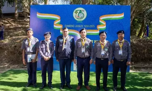Mizoram: गाइड्स के पूर्वोत्तर मिनी जम्बूरी के 8वें संस्करण का उद्घाटन Mizoram: गाइड्स के पूर्वोत्तर मिनी जम्बूरी के 8वें संस्करण का उद्घाटन