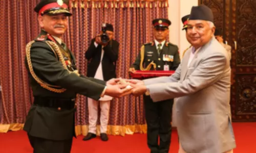 रक्षा सहयोग वार्ता के बाद नेपाल से लौटे Army Chief रक्षा सहयोग वार्ता के बाद नेपाल से लौटे Army Chief
