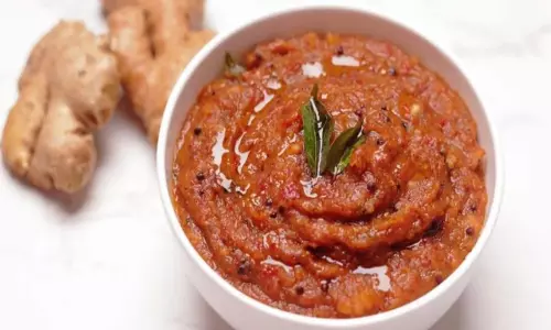 अदरक की चटनी रेसिपी अदरक की चटनी रेसिपी